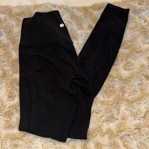 Align black lulu leggings
